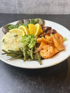 Spicy Shrimp & Andouille Sausage Sheet Pan Dinner – Sunday Meal Prep